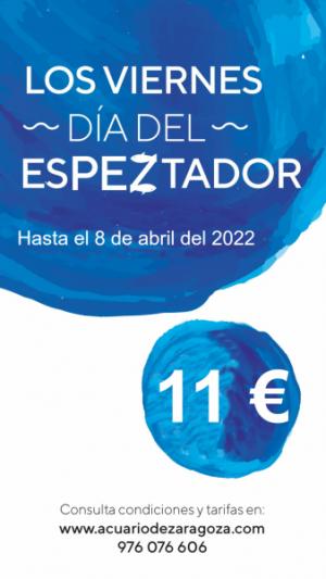 DÍA DE ESPEZTADOR 2022 TARIFAS ACTUALIZADAS
