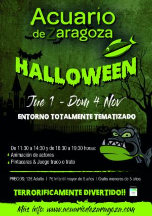 Llega el Halloween más aterrador al Acuario de Zaragoza